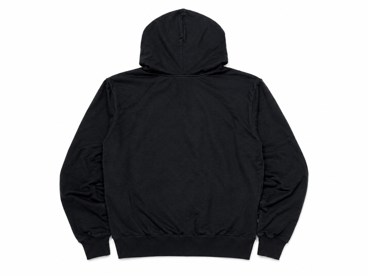 APHIEMI BLACK poleron negro, vista trasera